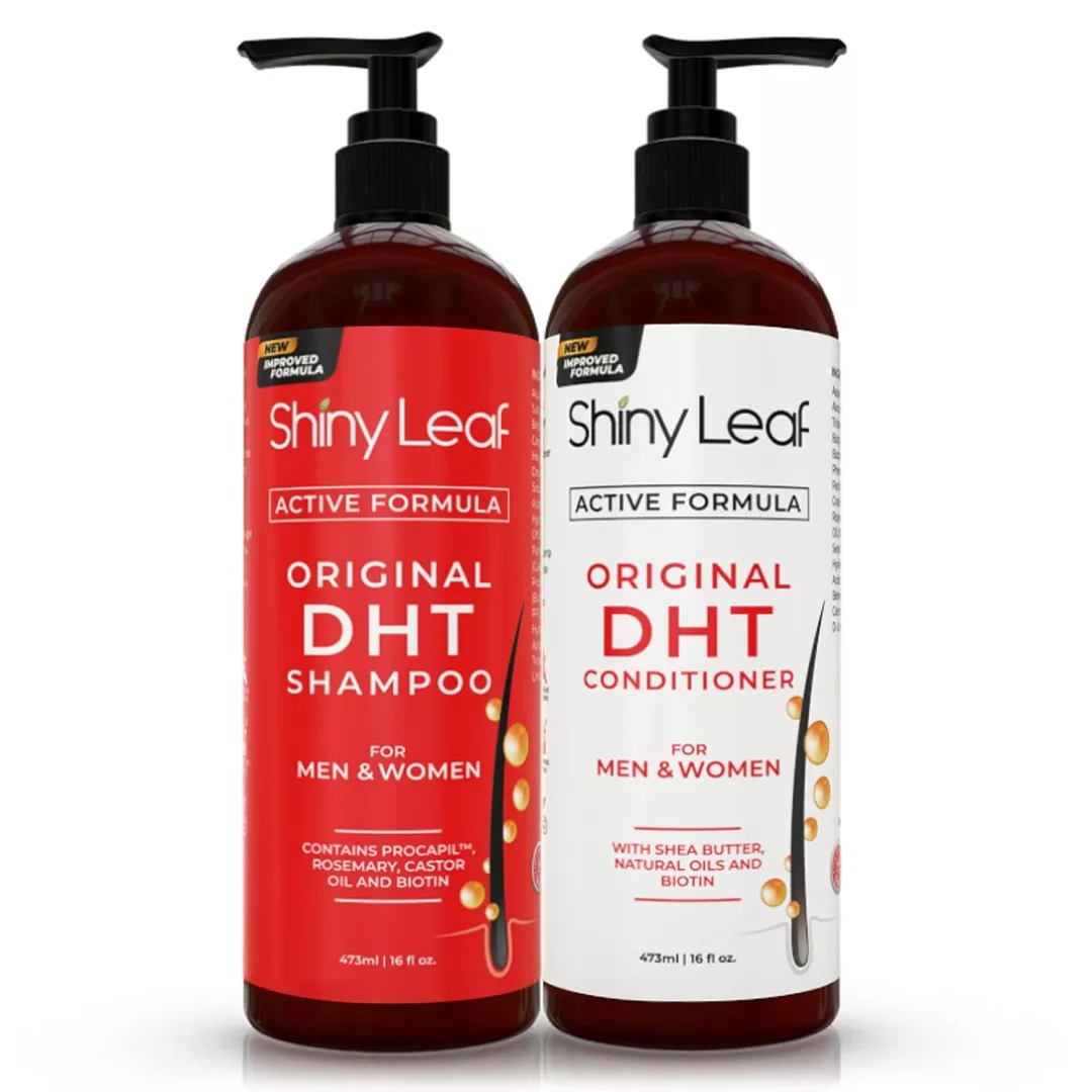 Shiny Leaf DHT Blocker Shampoo and Conditioner